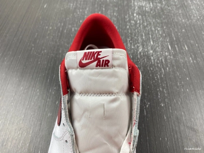 White 1 Jordan 705329-101 Retro Varsity Low Red 1105